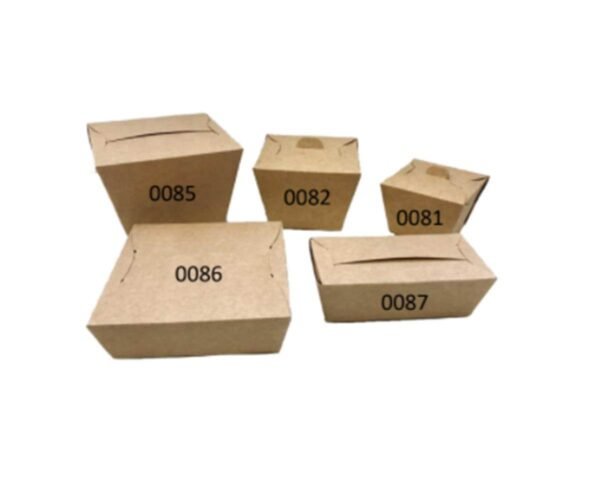 Pote Alto Con Barrera Antigrasa Natural Kraft (1450 Cm3 - 49 Oz) (140 X 140 X 100) X 50 U