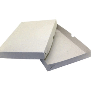 Cajas Carton Gris 1/2 Pizza Intermedia X 100 U