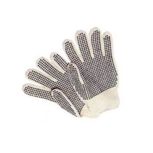 Guantes Algodon Moteado C/Goma