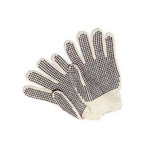 Guantes Algodon Moteado C/Goma