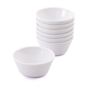 Cazuela Reutilizable Dip Blanca (6.5 X 3 Cm) X 12 U