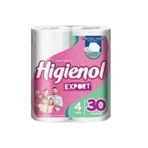 Papel Higienico Higienol Export 30 Mts X 4 U