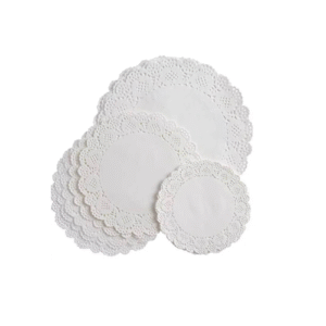 Blondas Caladas Blancas 15 Cm X 100 U