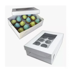 Caja Con Visor P/ 12 Muffins X U