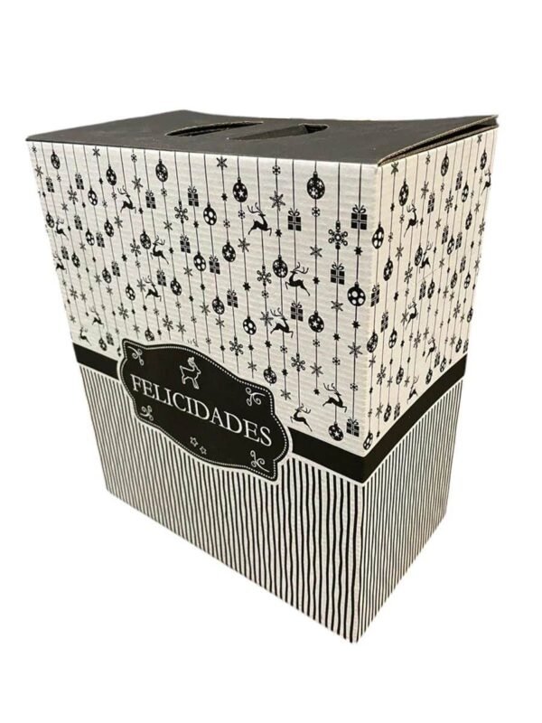 Caja Navidena Felicidades (30 X 17 X 34) X 10 U