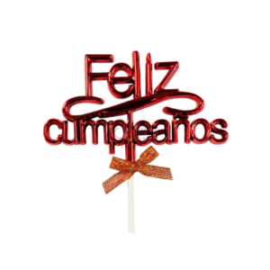 Topper Feliz Cumpleanos Party Time X 1 U