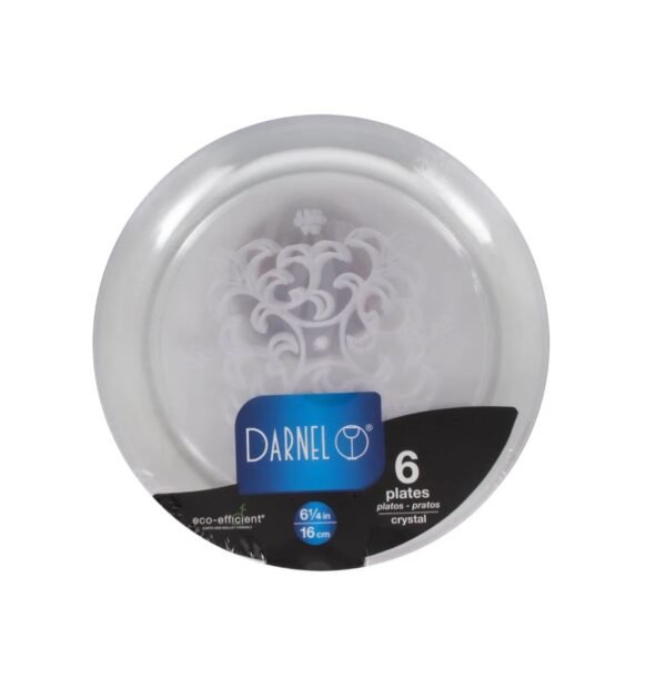 Plato Cristal 16 Cm. Darnel x 6 U