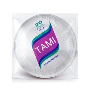 Plato Blanco 18 Cm. Tami x 20 U